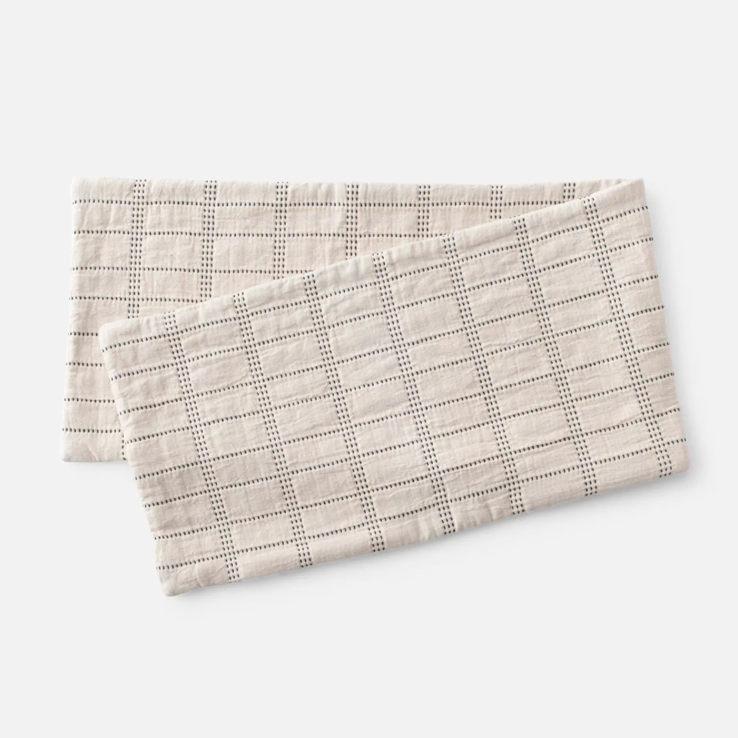 Schoolhouse Grid Stitch Pillow Hot