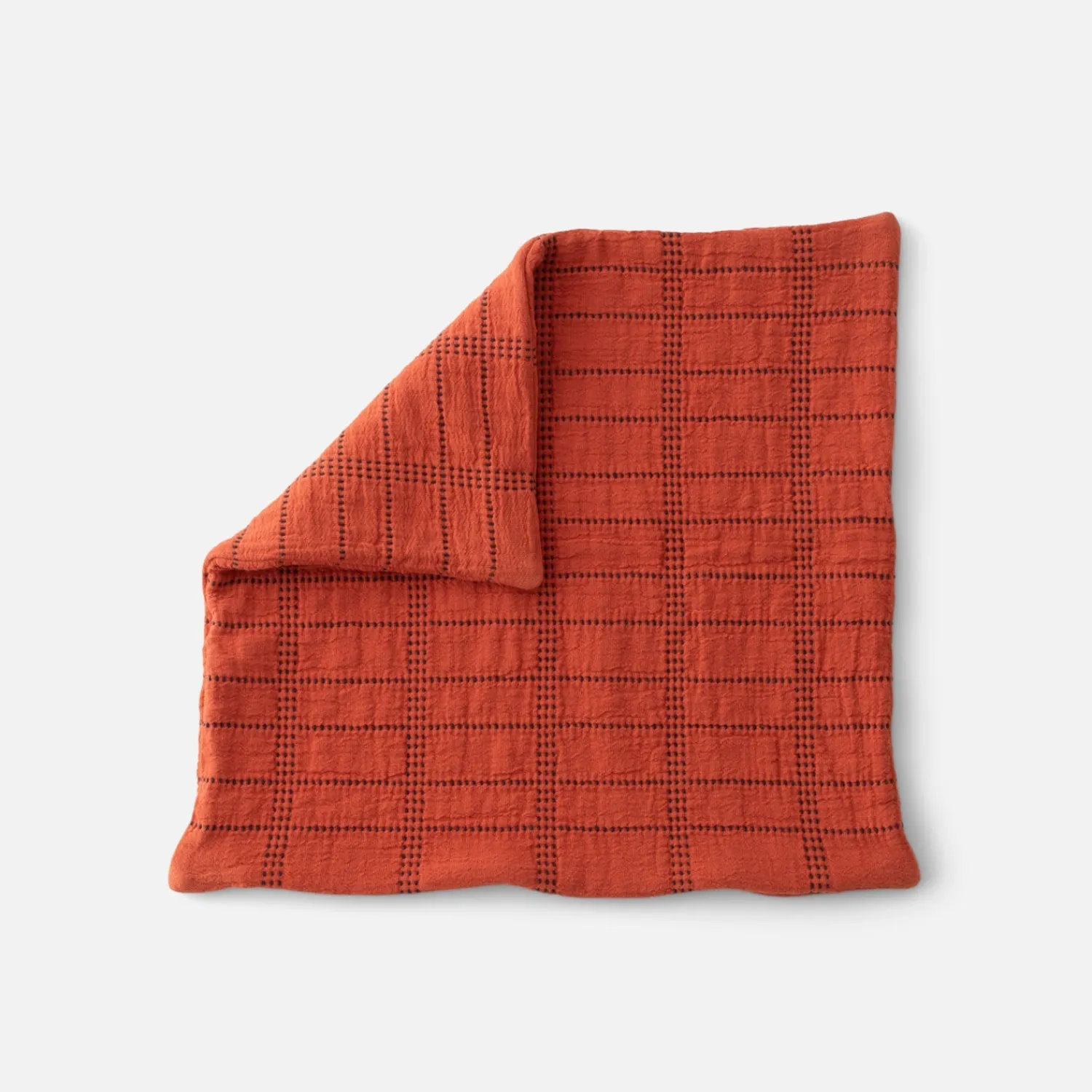 Schoolhouse Grid Stitch Pillow Hot