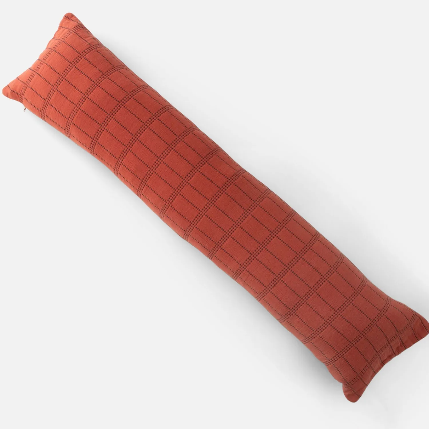 Schoolhouse Grid Stitch Pillow Hot