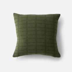 Schoolhouse Grid Stitch Pillow Hot