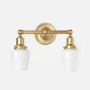 Schoolhouse Irvine Double Sconce 2.25" Hot