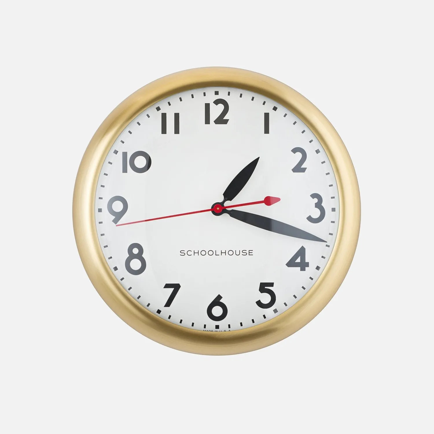 Schoolhouse Kennedy Clock New