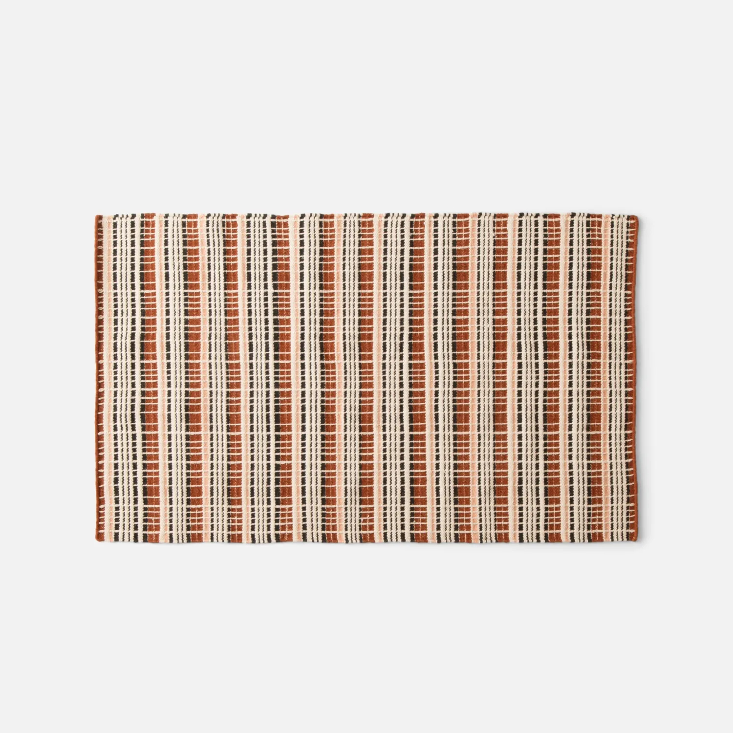 Schoolhouse Lattice Wool Flatweave Rug Online