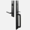 Schoolhouse Lausanne Entrance Handleset with Otto Lever - Flat Black Online