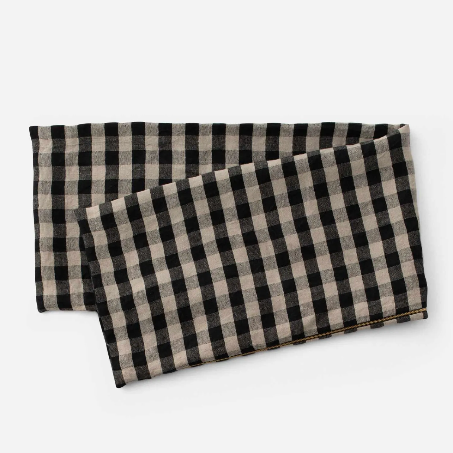 Schoolhouse Linen Check Pillow Clearance