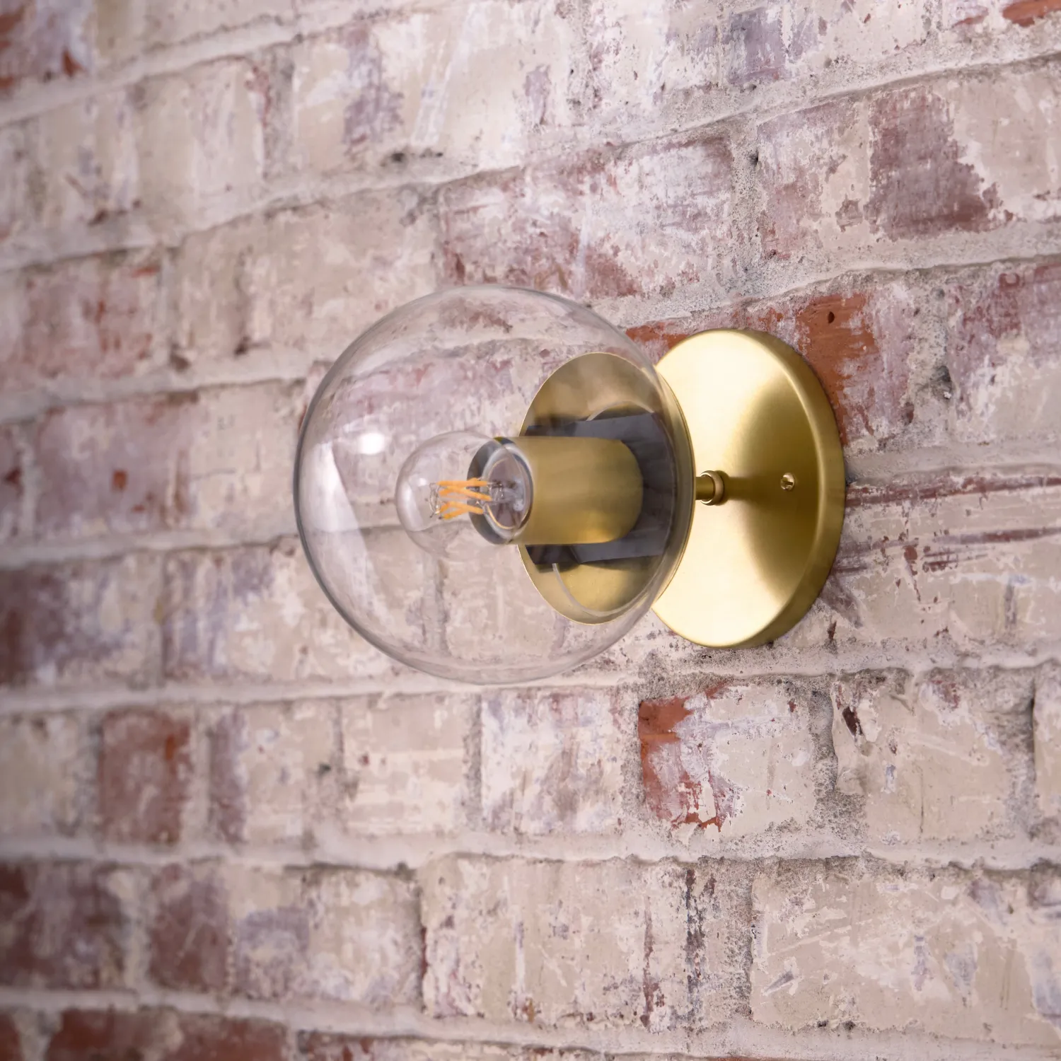 Schoolhouse Luna Sconce with 6" Shade Hot