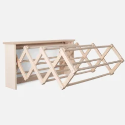 Schoolhouse Maple Wall Mounted Clothes Drying Rack Hot
