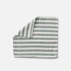 Schoolhouse Market Stripe Linen Throw Pillow New