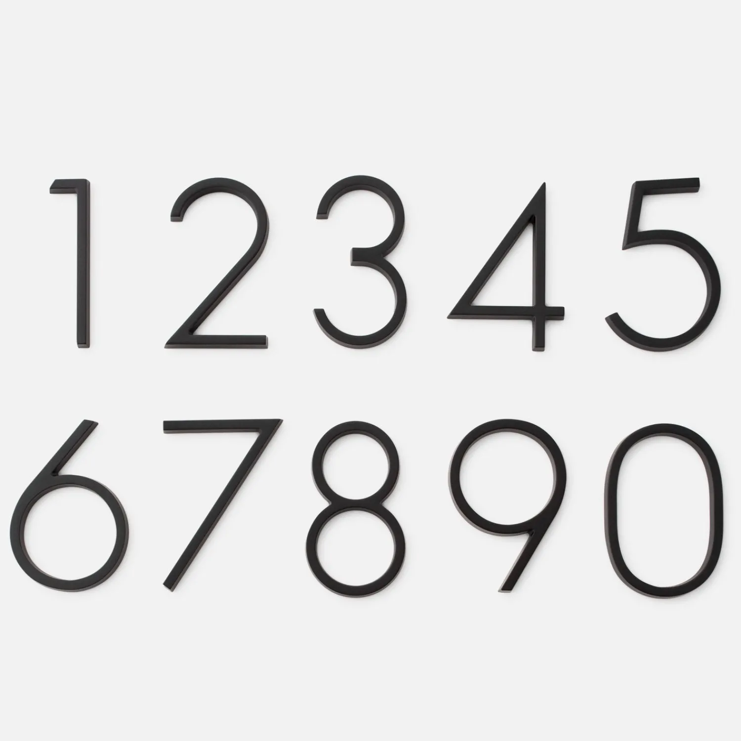 Schoolhouse Modern House Numbers Clearance