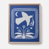 Schoolhouse Moonlit Messenger Framed Print by Anisa Makhoul New