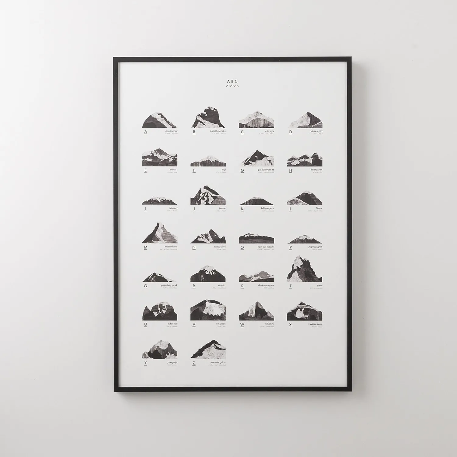 Schoolhouse Mountains ABC Print Fashion