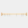Schoolhouse Nicolai Utility Rail - Natural Brass Clearance