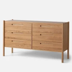 Schoolhouse Nora 6-Drawer Dresser Oak Discount