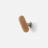 Schoolhouse Oak + Stainless Single Hook Discount