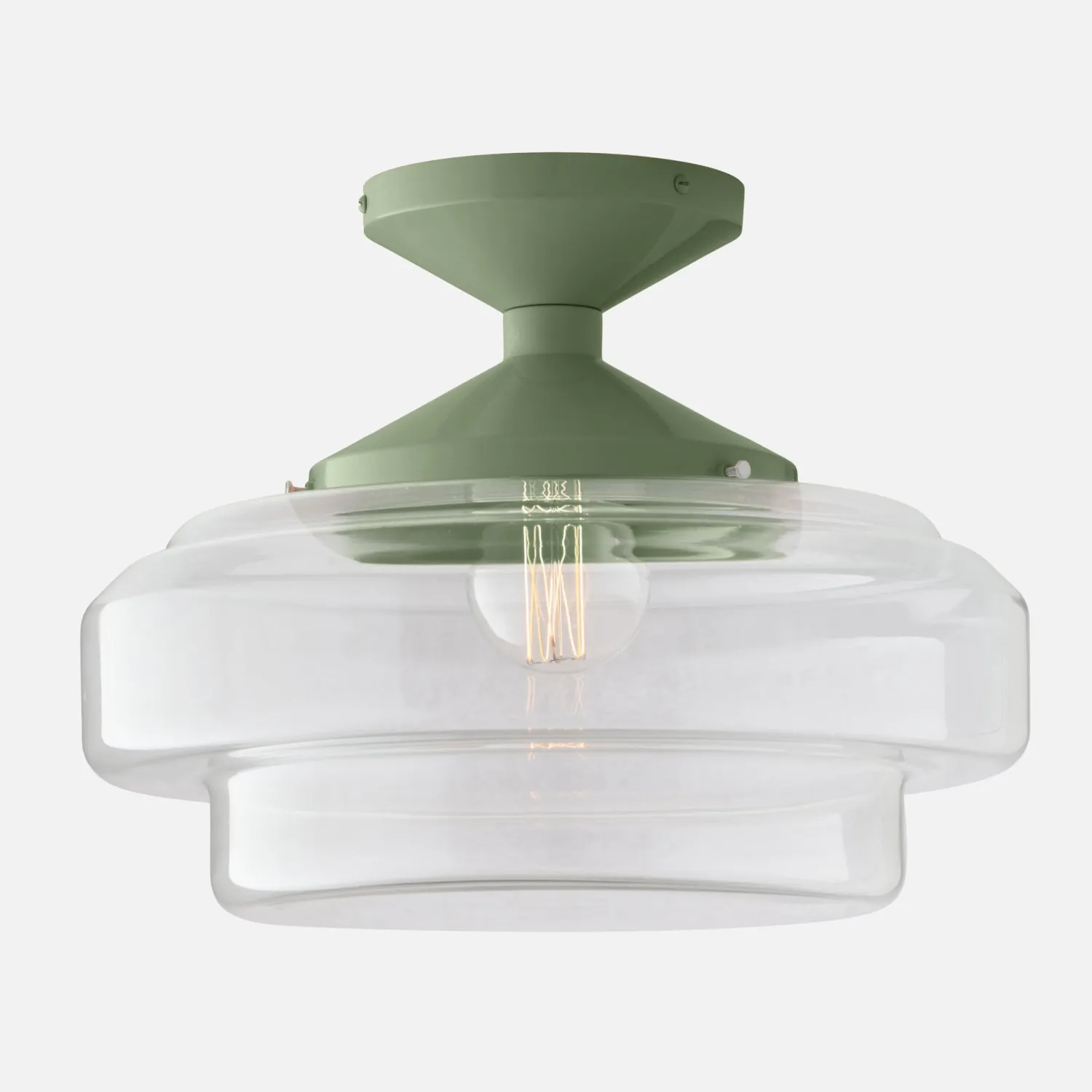 Schoolhouse Otto 8" Flush Mount Outlet