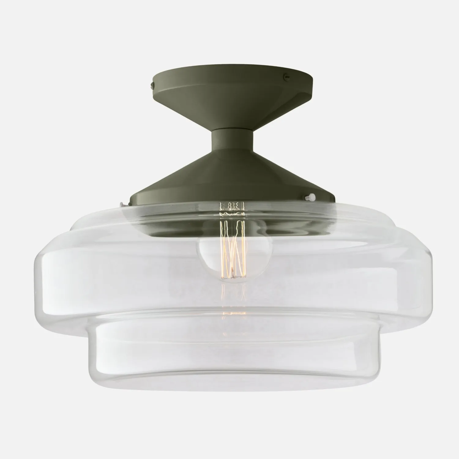 Schoolhouse Otto 8" Flush Mount Outlet