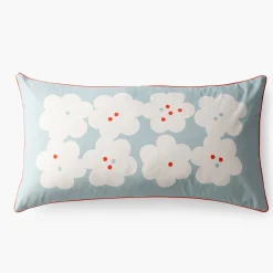 Schoolhouse Paper Flower Pillow Sham Paper Flower - Blue Discount