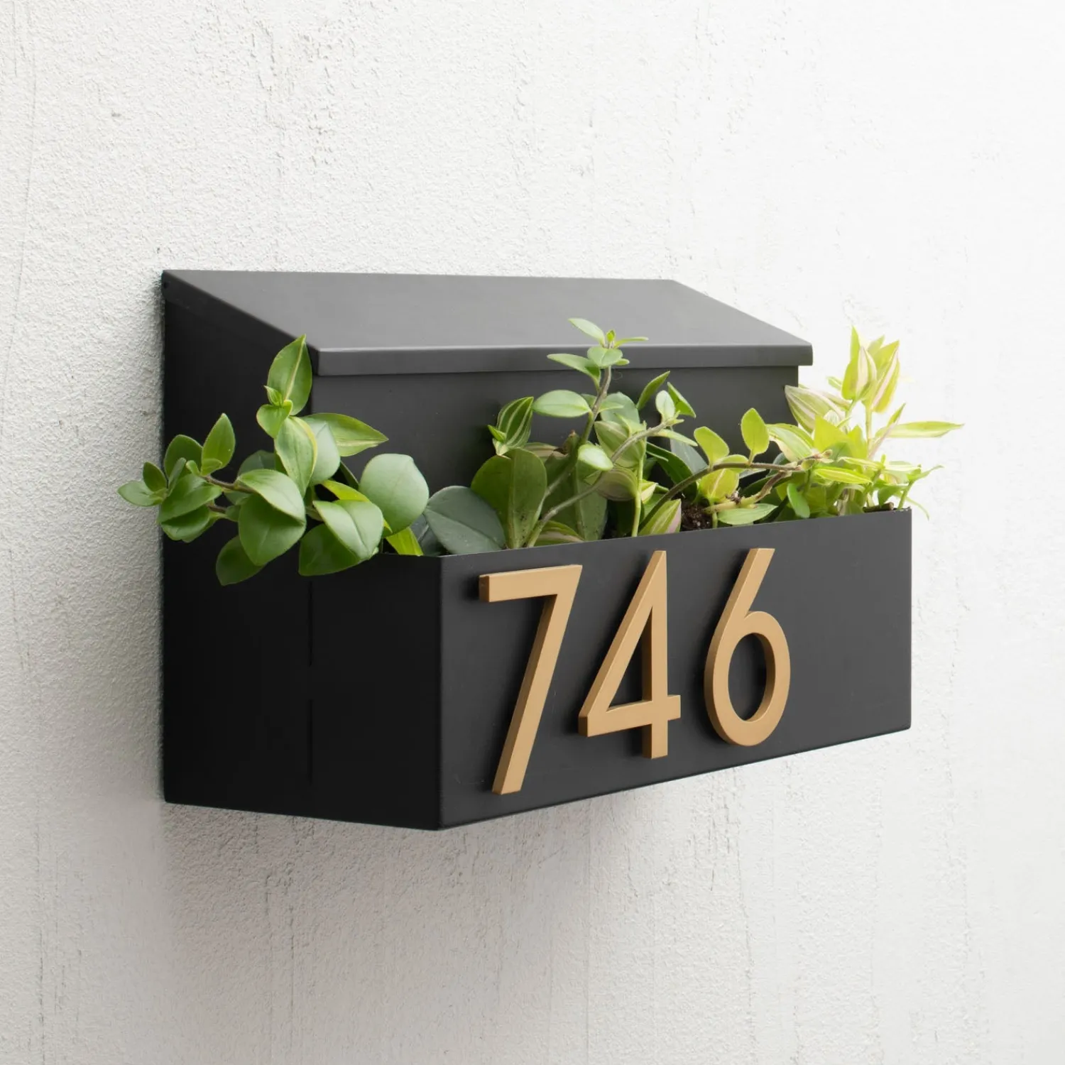 Schoolhouse Planter Mailbox Hot