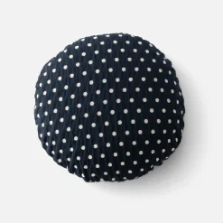 Schoolhouse Polka Dot Circle Pillow Clearance