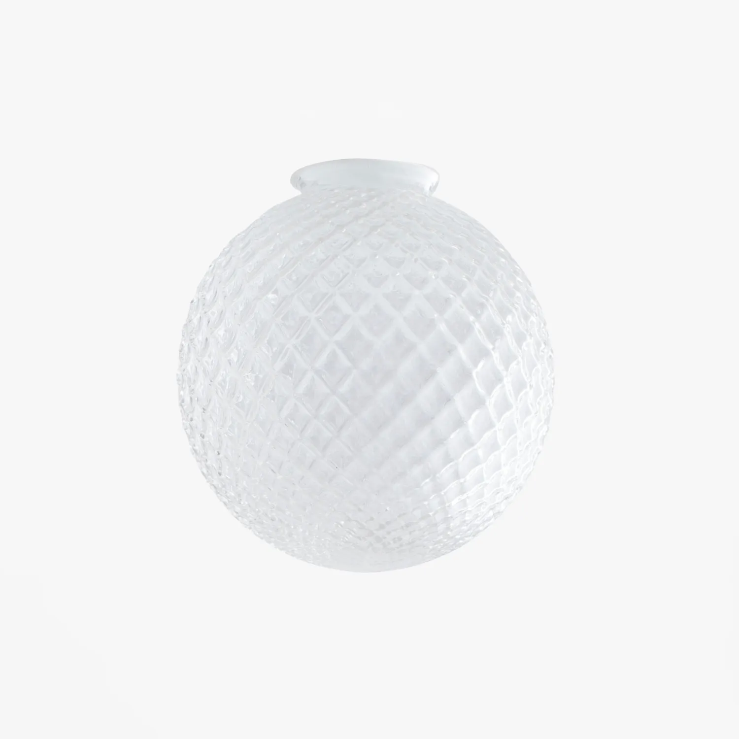 Schoolhouse Quilted Globe Shade Hot