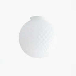 Schoolhouse Quilted Globe Shade Hot