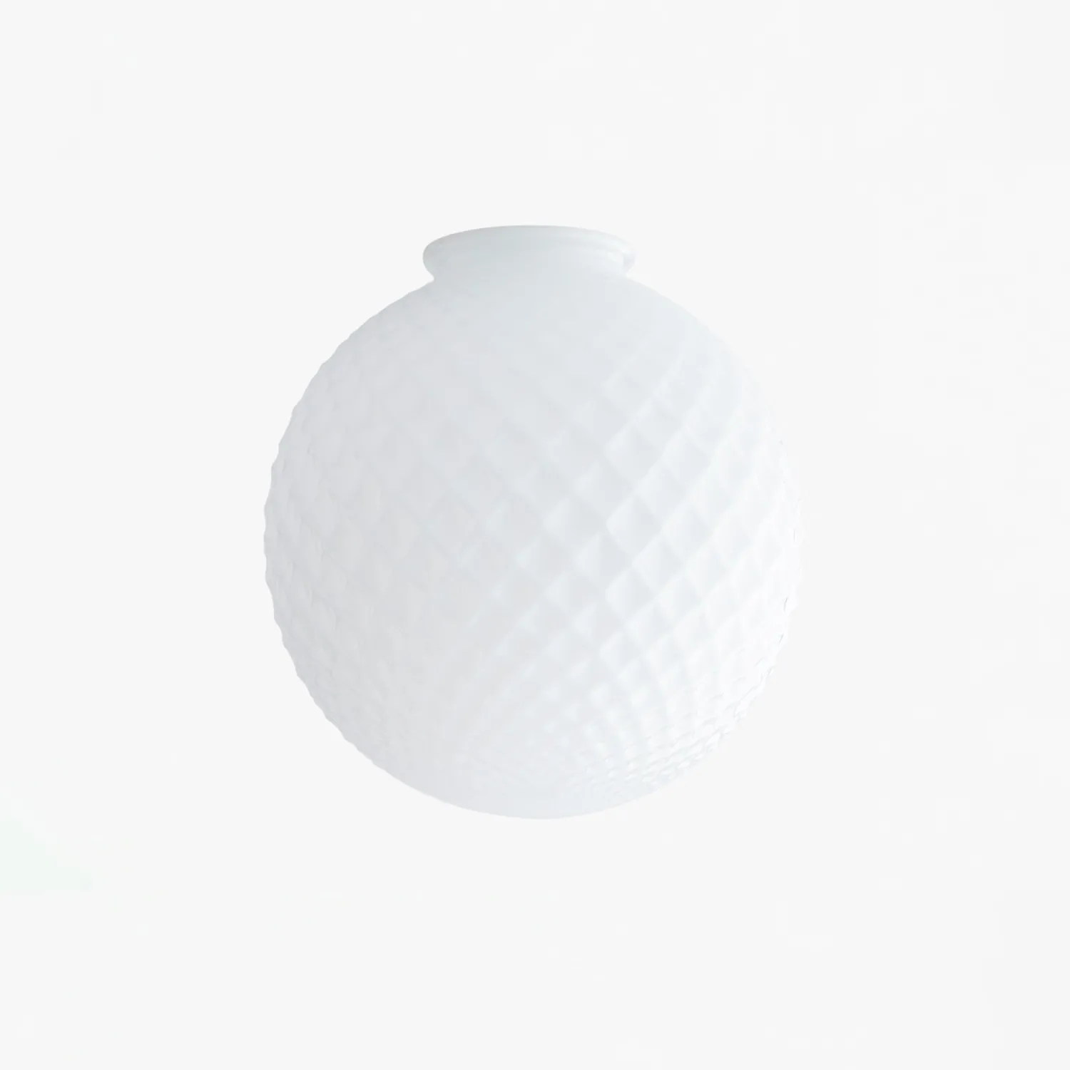 Schoolhouse Quilted Globe Shade Hot