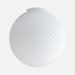 Schoolhouse Quilted Globe Shade Hot