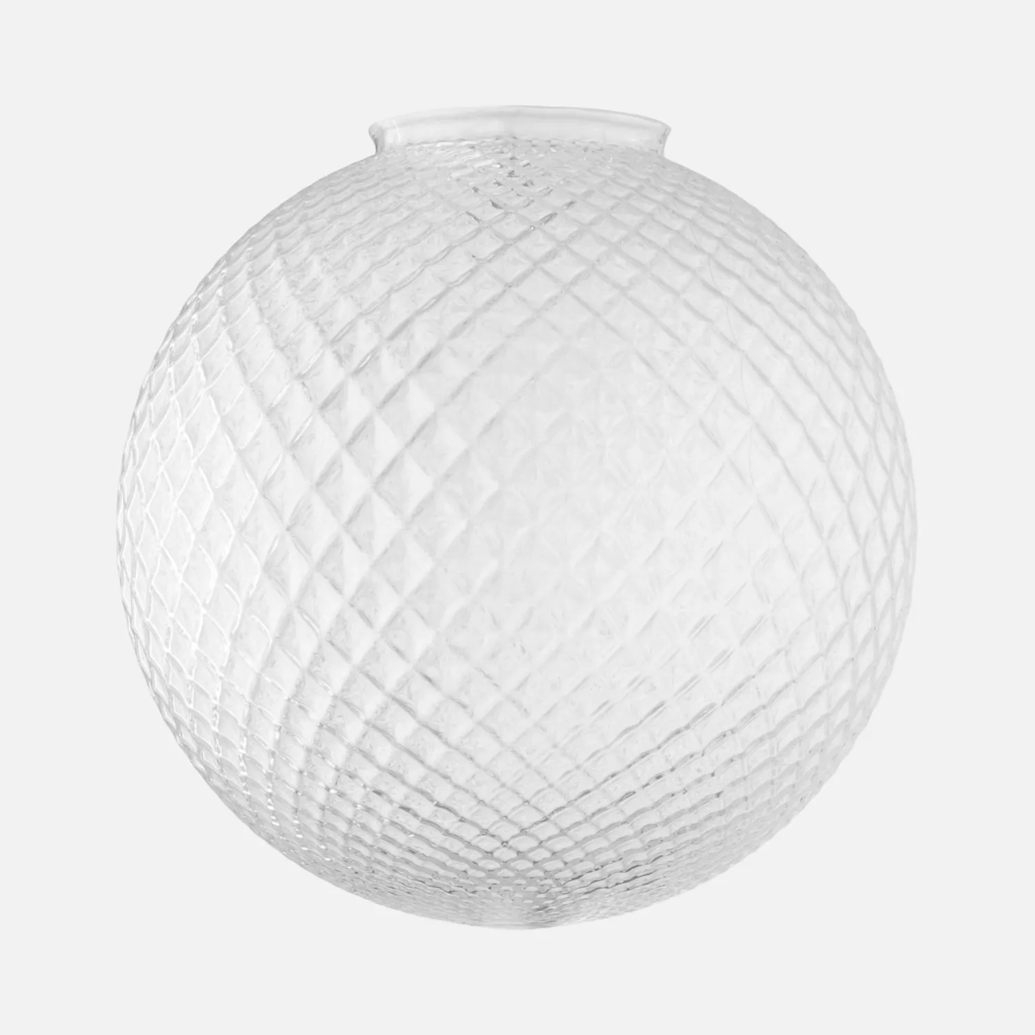 Schoolhouse Quilted Globe Shade Hot