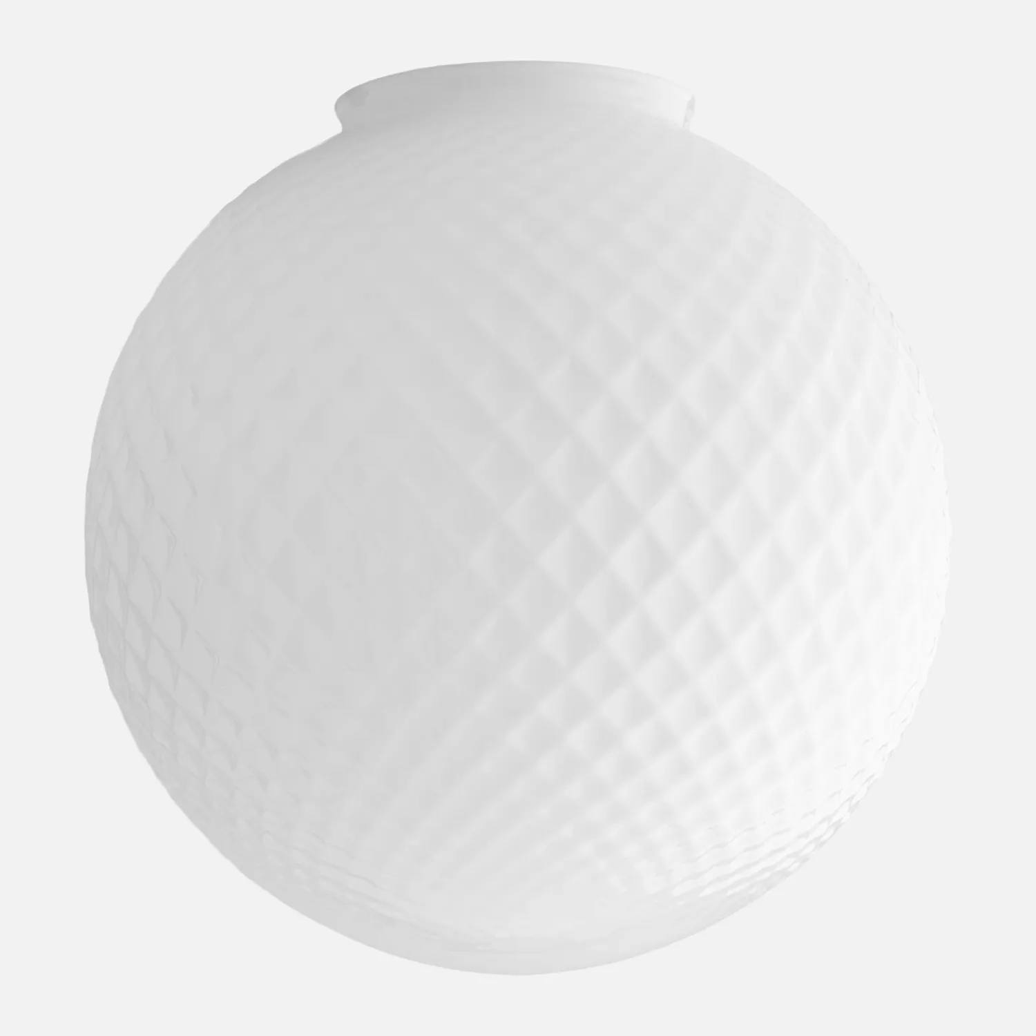 Schoolhouse Quilted Globe Shade Hot