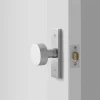 Schoolhouse Rome Small Door Set with Cylinder Knob - Satin Nickel Best