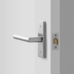 Schoolhouse Rome Small Door Set with Otto Lever - Satin Nickel Online