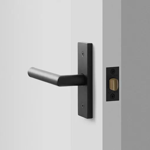 Schoolhouse Rome Small Door Set with Otto Lever - Flat Black Online