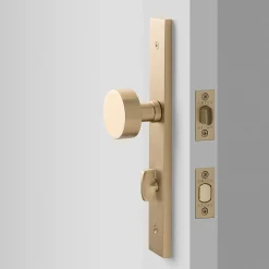 Schoolhouse Rome Tall Door Set with Cylinder Knob Hot