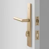 Schoolhouse Rome Tall Door Set with Otto Lever - Satin Brass Outlet