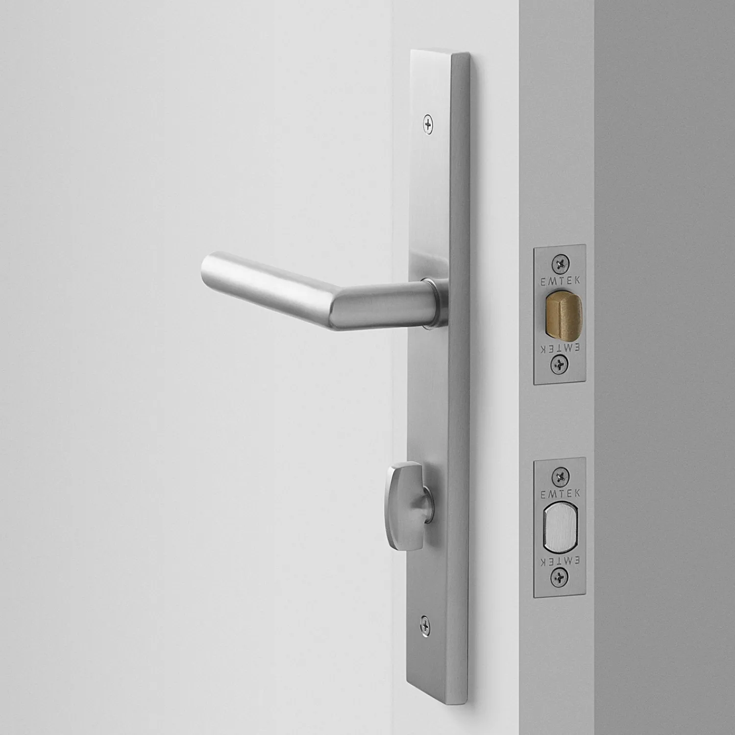 Schoolhouse Rome Tall Door Set with Otto Lever - Satin Nickel Discount