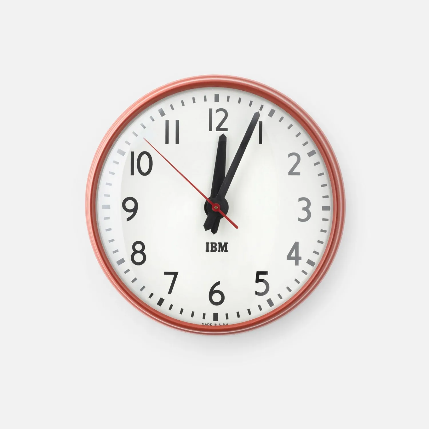 Schoolhouse 1960s IBM Standard Issue Clock Hot
