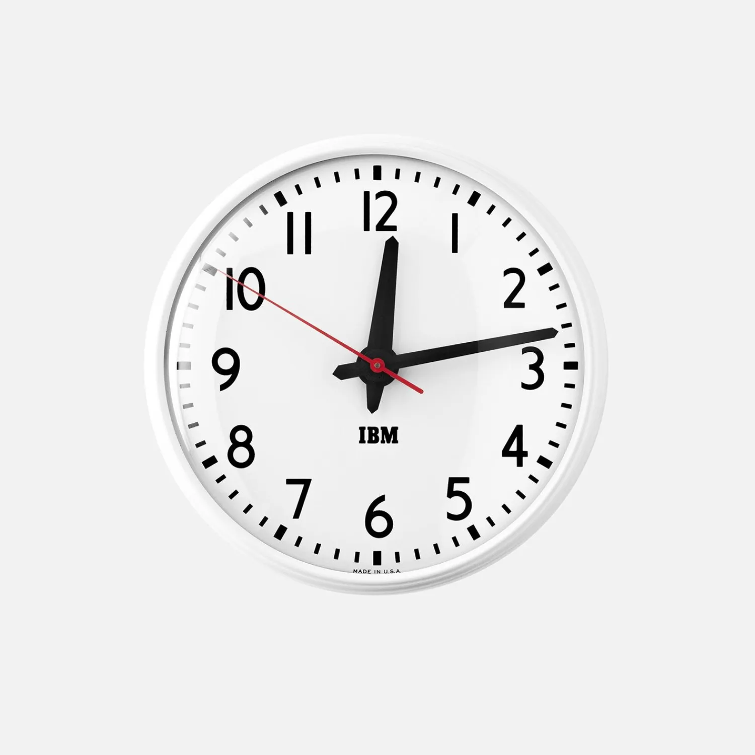Schoolhouse 1960s IBM Standard Issue Clock Hot