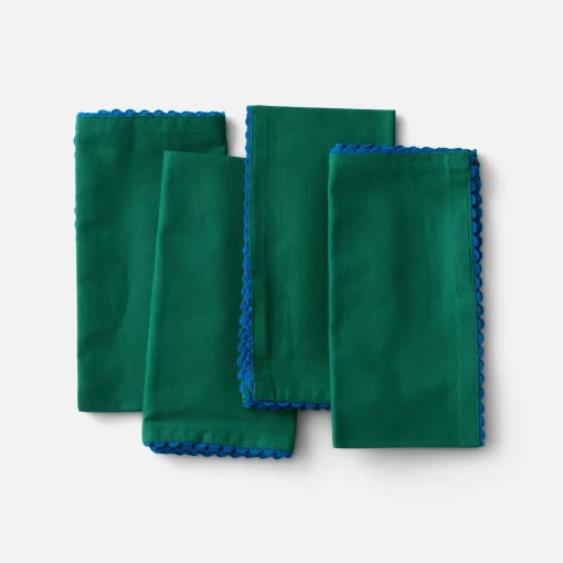 Schoolhouse Scallop Trim Napkin Set of 4 Online