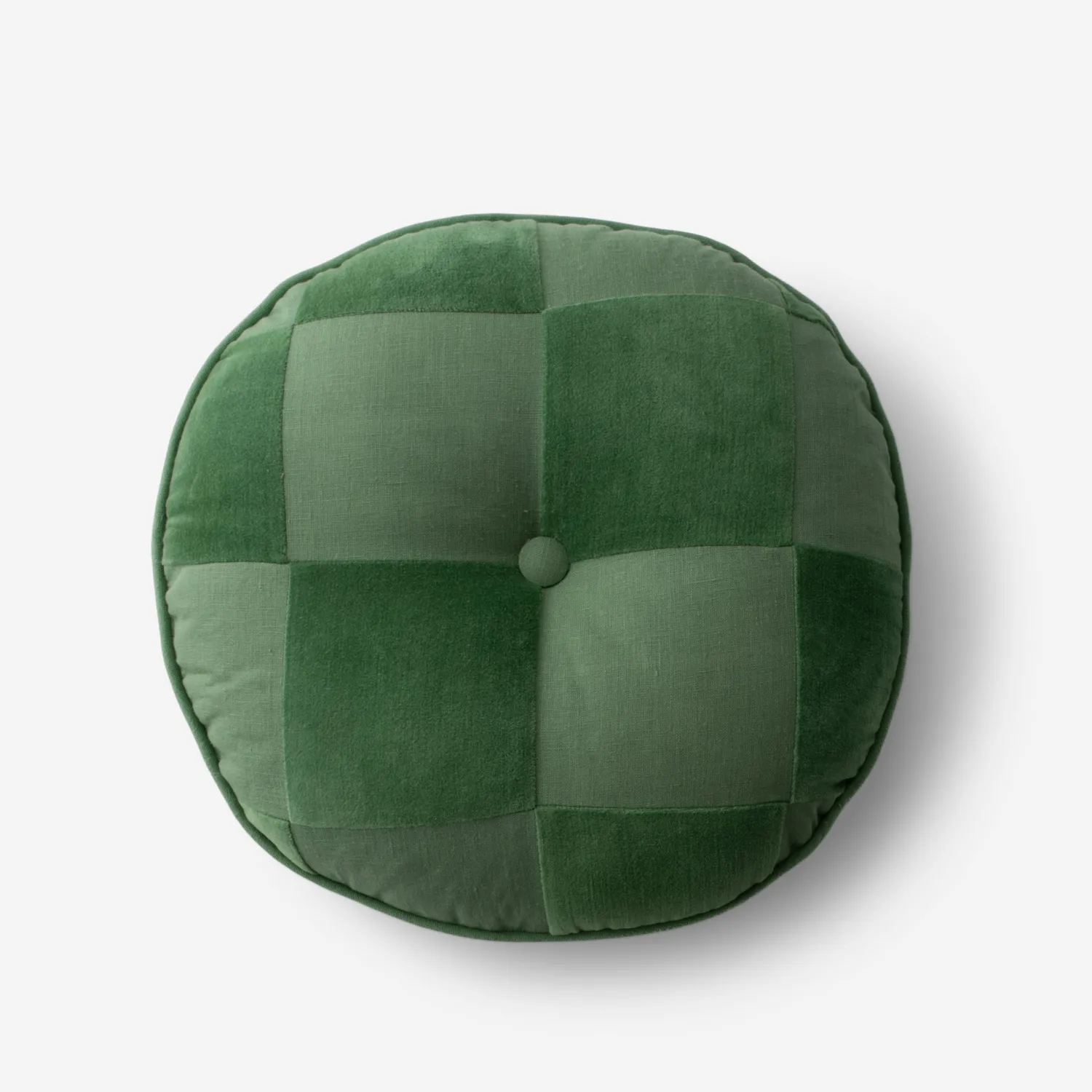 Schoolhouse x Clare V.® Pablo Velvet + Linen Circle Pillow Fashion
