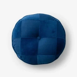 Schoolhouse x Clare V.® Pablo Velvet + Linen Circle Pillow Fashion