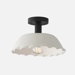 Schoolhouse x Notary Ceramics 12" Flush Mount Clearance