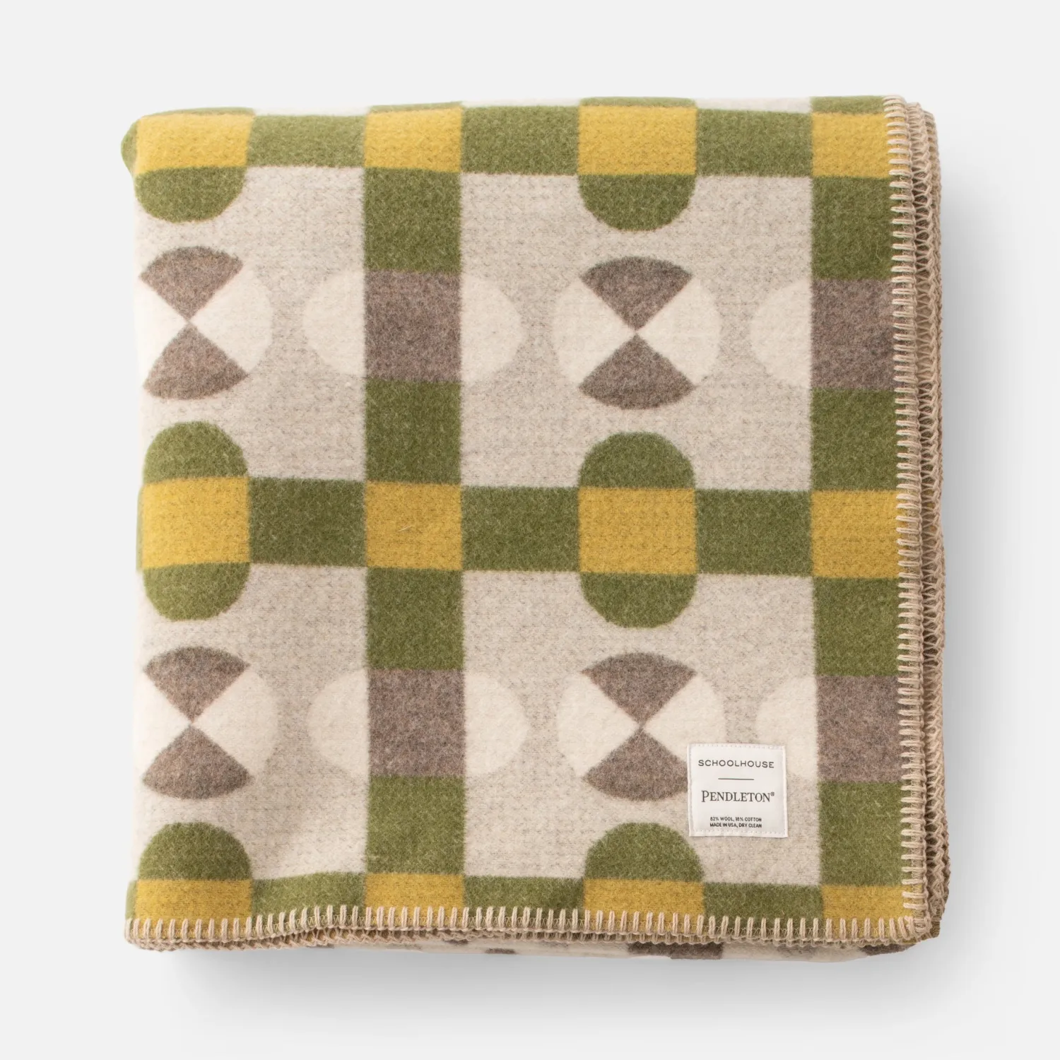 Schoolhouse x Pendleton® Hopscotch Wool Blanket New