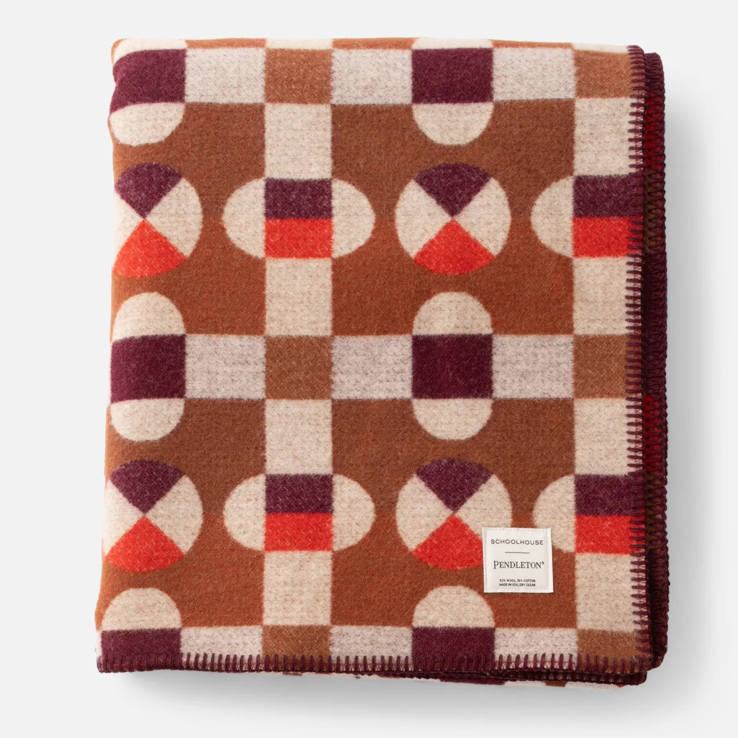 Schoolhouse x Pendleton® Hopscotch Wool Blanket New