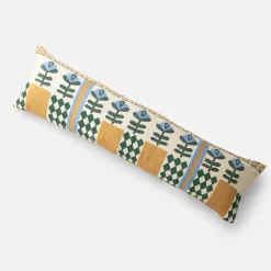 Schoolhouse x Rachel Murray Flower-Bed Bolster Pillow Fashion