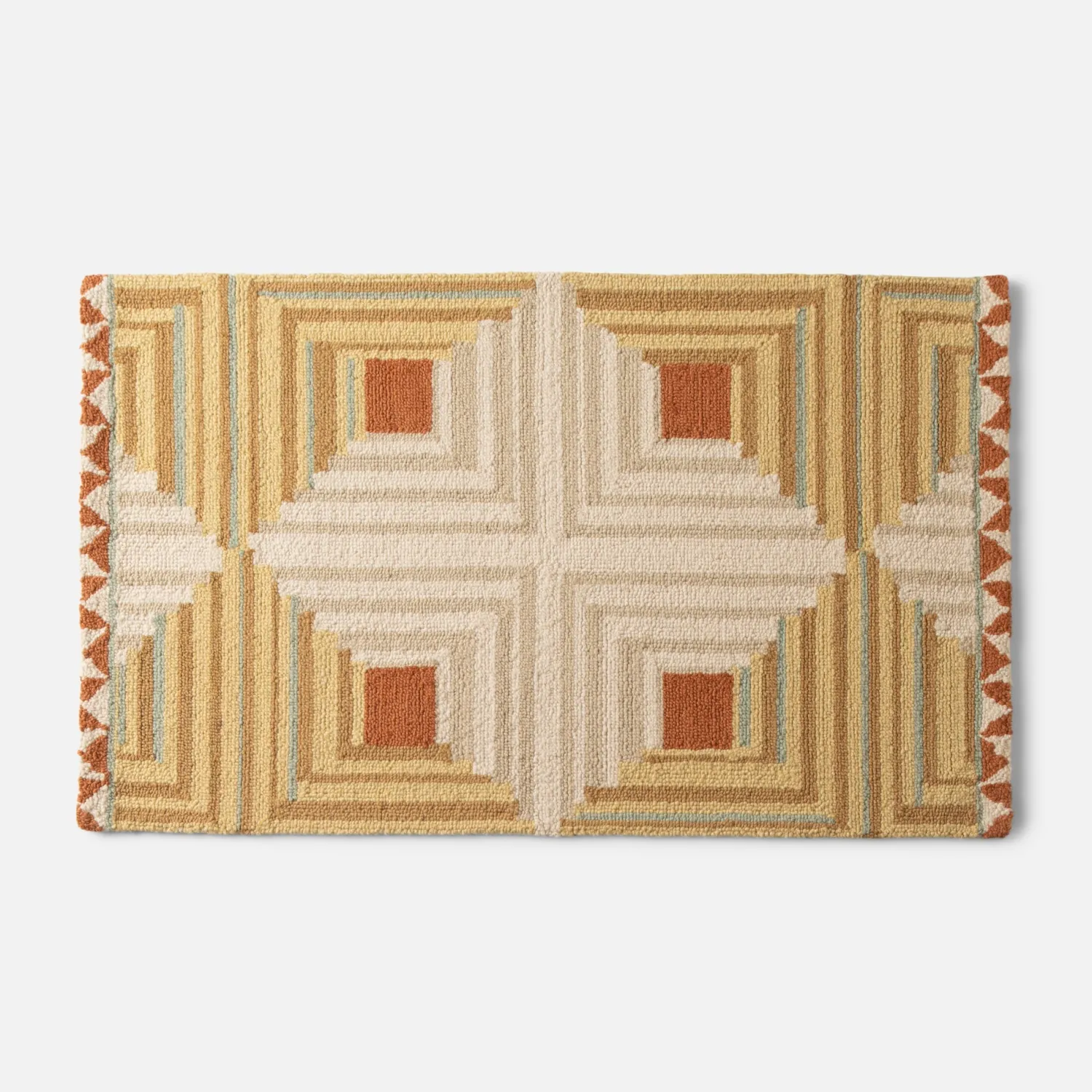 Schoolhouse x Rachel Murray Log Cabin Wool Rug Fashion