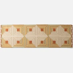 Schoolhouse x Rachel Murray Log Cabin Wool Rug Fashion