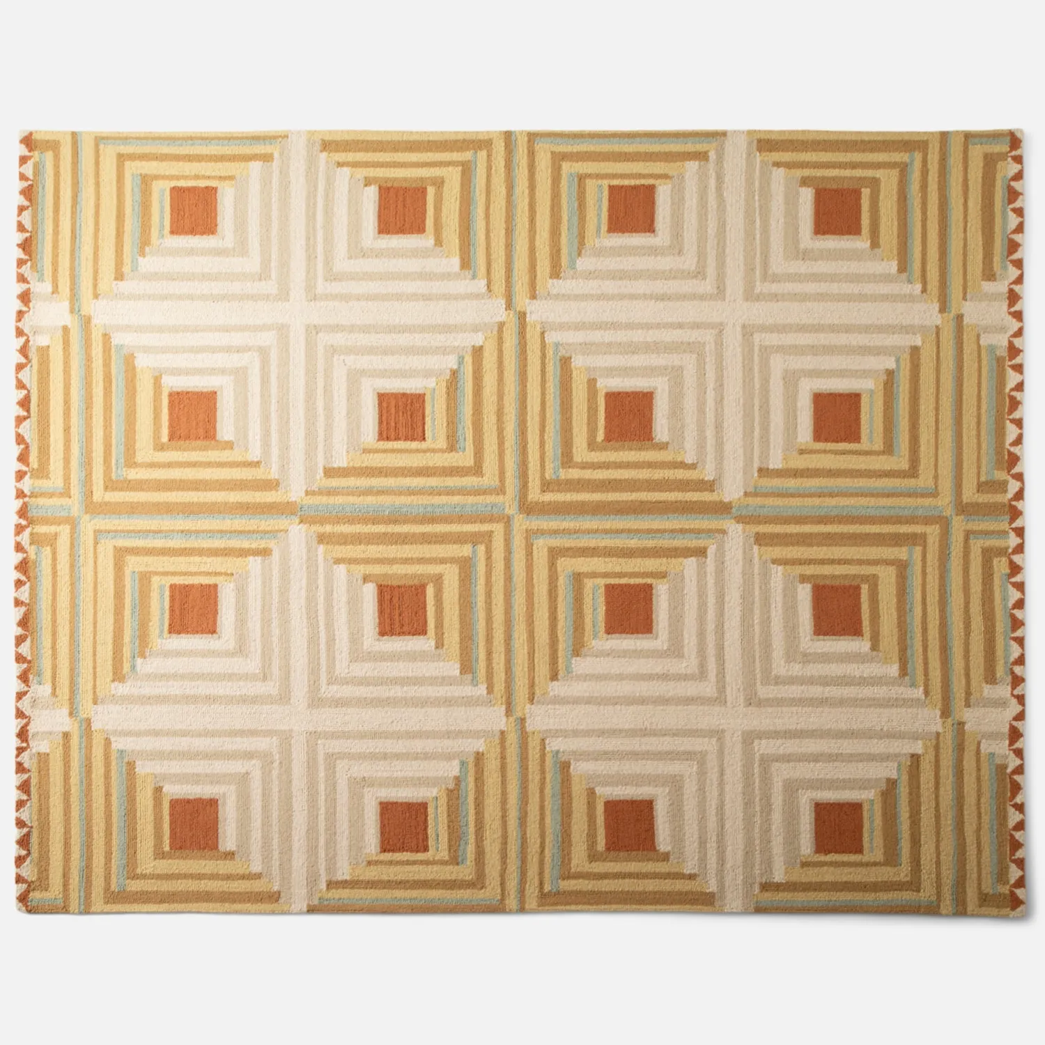 Schoolhouse x Rachel Murray Log Cabin Wool Rug Fashion