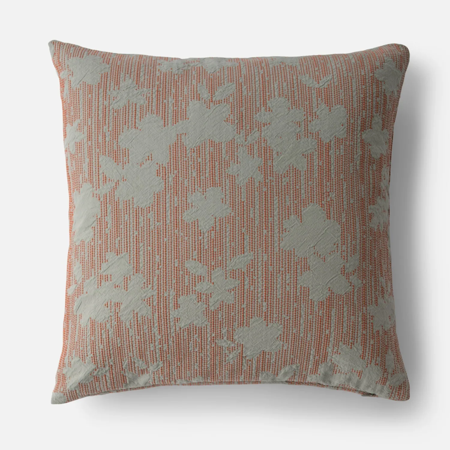 Schoolhouse Shadow Floral Jacquard Pillow Fashion