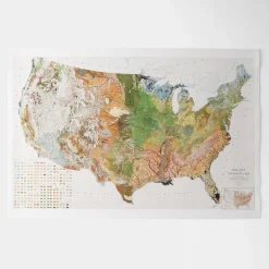 Schoolhouse Soil Survey Map Print Discount
