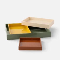 Schoolhouse Stacking Trays, Set of 4 Hot